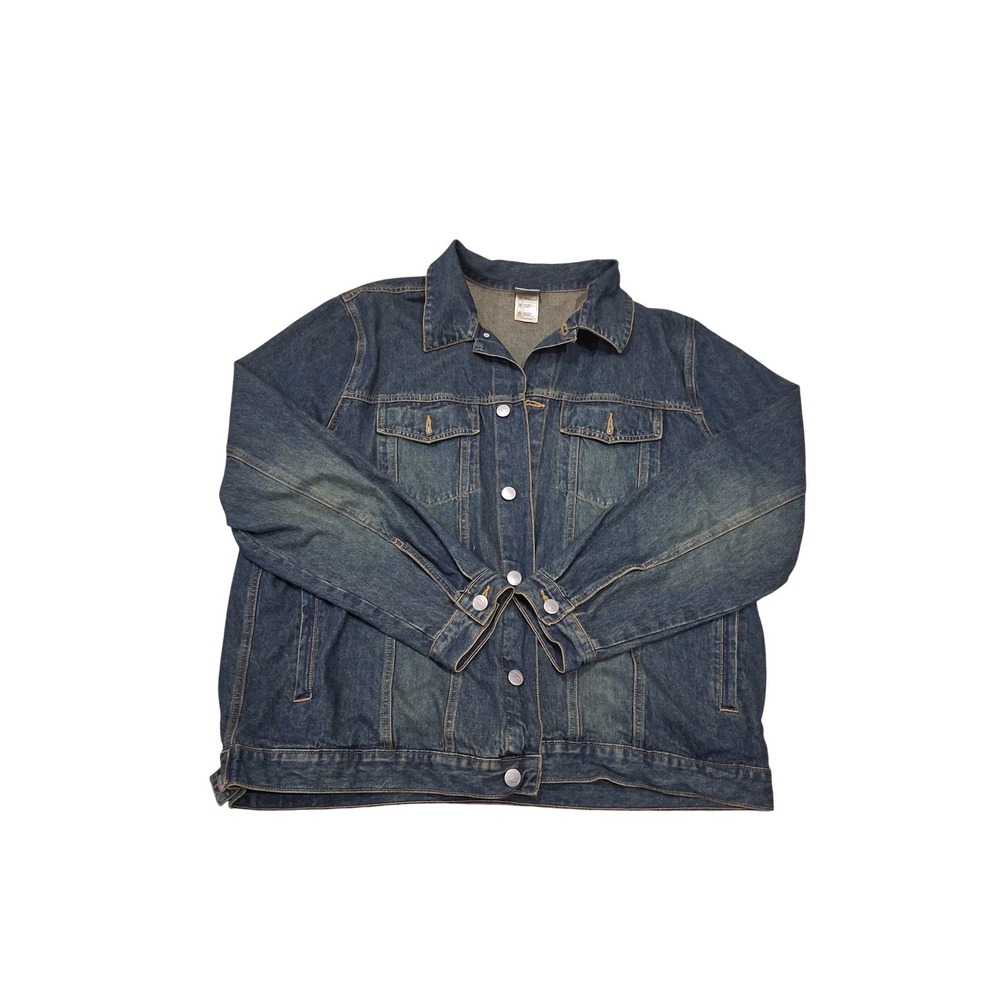 Disney Studio Collection Grumpy Denim Jacket Mens XXL Blue‎ Trucker W2113M0001